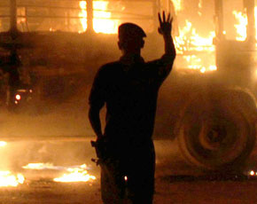 Karachi burns again